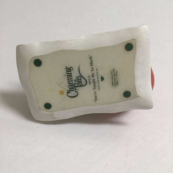 Fitz & Floyd Charming Tails Mouse Figurine You've Taught Me So Much Teacher Gift - Picture 9 of 16